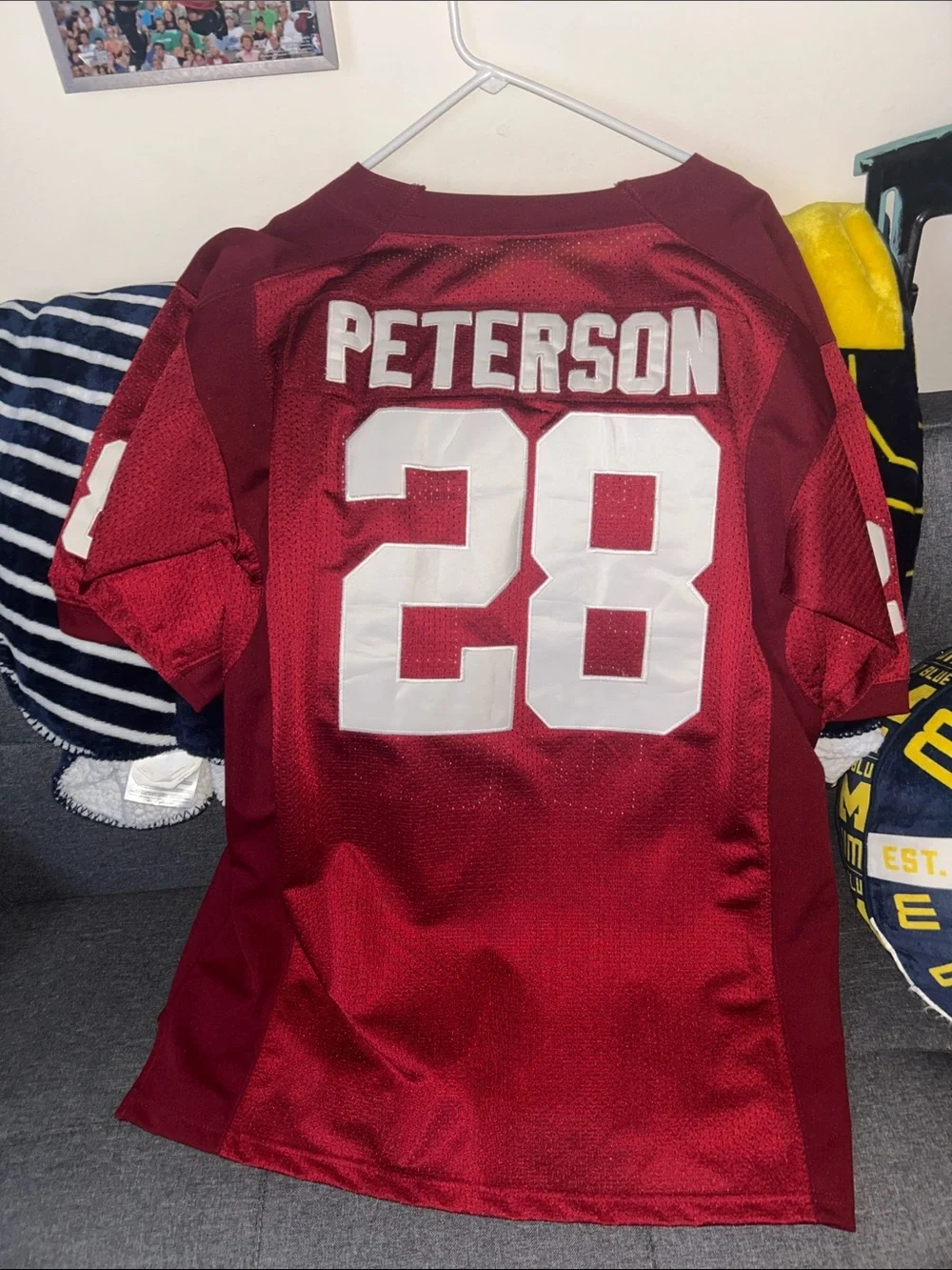 Adrian Peterson Oklahoma Sooners NCAA #28 Men’s XXL Jersey